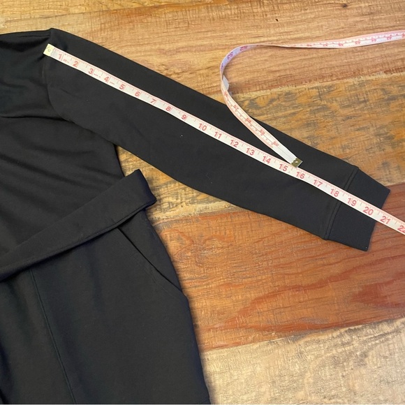 Encore by Idina Menzel Regular Soft Hooded Jumpsuit Pockets Small Petite tie - Picture 8 of 14